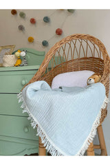 Bebek-çocuk Müslin Battaniye/örtü 100*130 Cm %100 Pamuk 4 Katlı Çift Taraflı