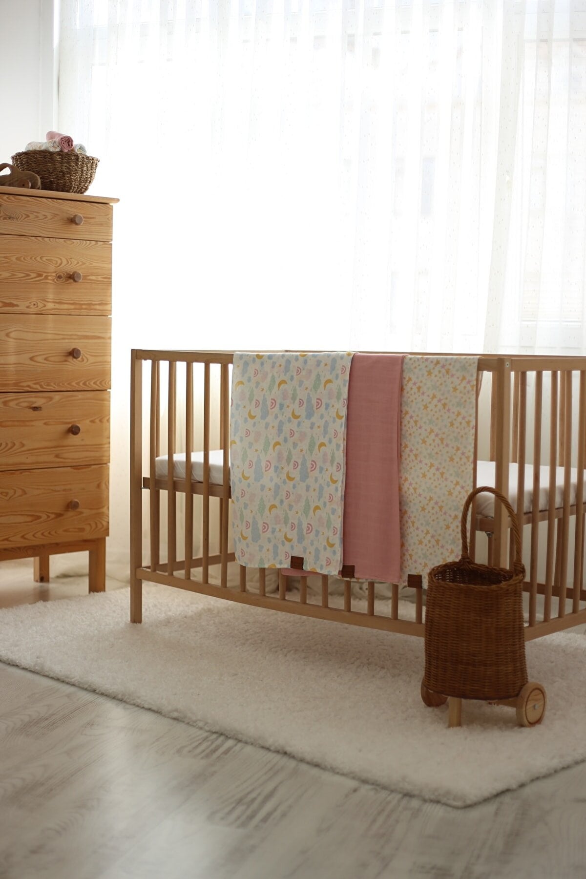 3lü Müslin Örtü Seti - Sleeper Koleksiyonu