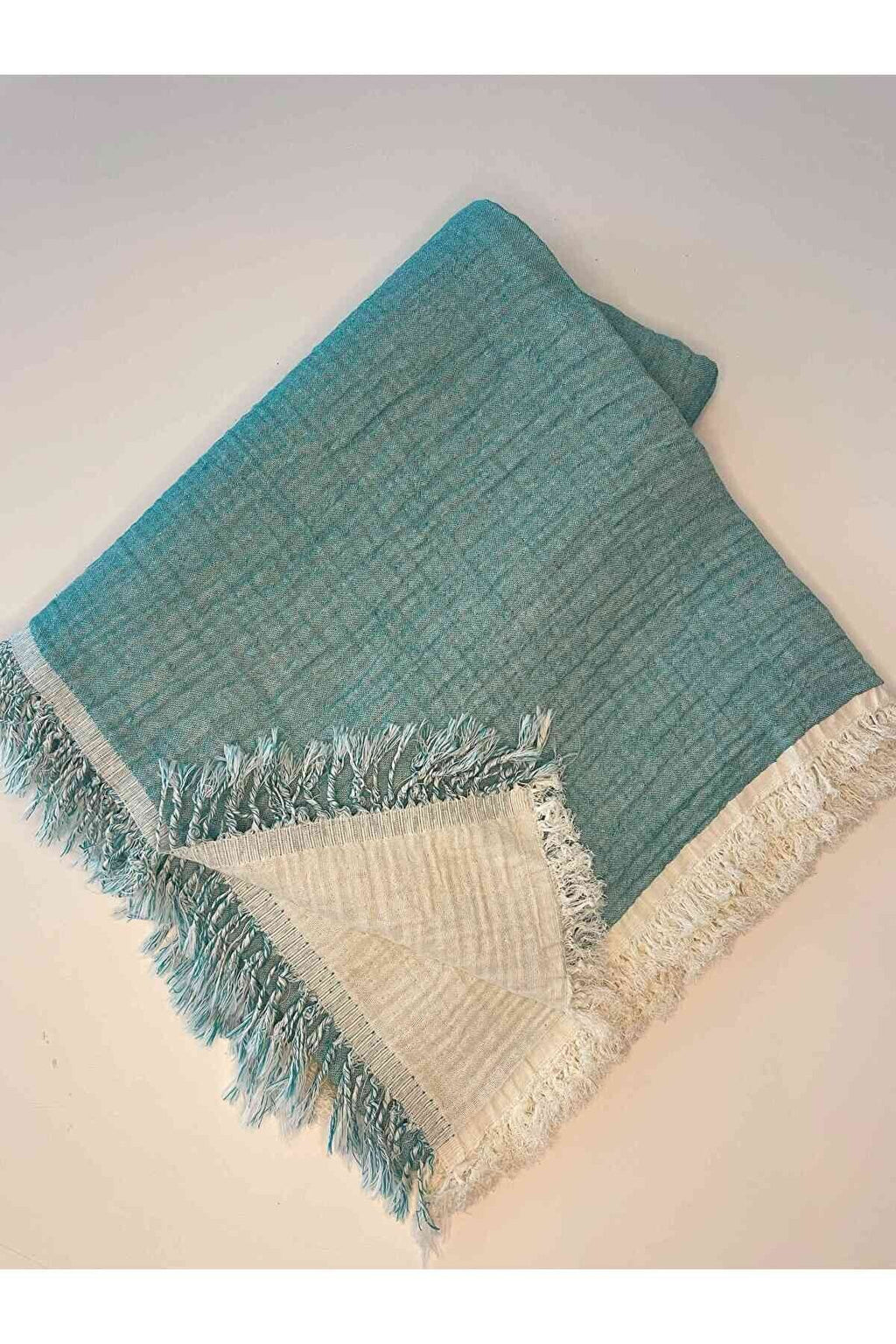 Bebek-çocuk Müslin Battaniye/örtü 100*130 Cm %100 Pamuk 4 Katlı Çift Taraflı