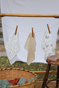 Çift Katlı Müslin Bebek Mendili(6 Adet) - %50 Bambu %50 Pamuk - Vintage Koleksiyonu