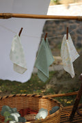 Çift Katlı Müslin Bebek Mendili(6 Adet) - %50 Bambu %50 Pamuk - Floral Koleksiyonu