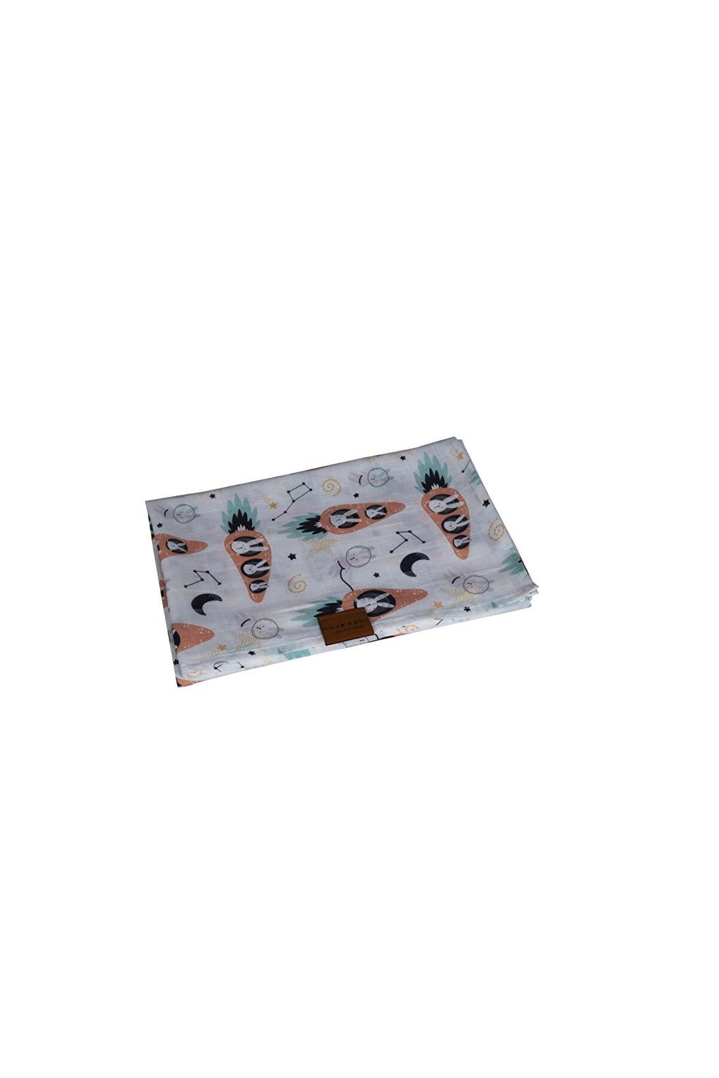 Çift Katlı Müslin Örtü 115*115 - Organik % 50 Bambu %50 Pamuk - Space Koleksiyonu