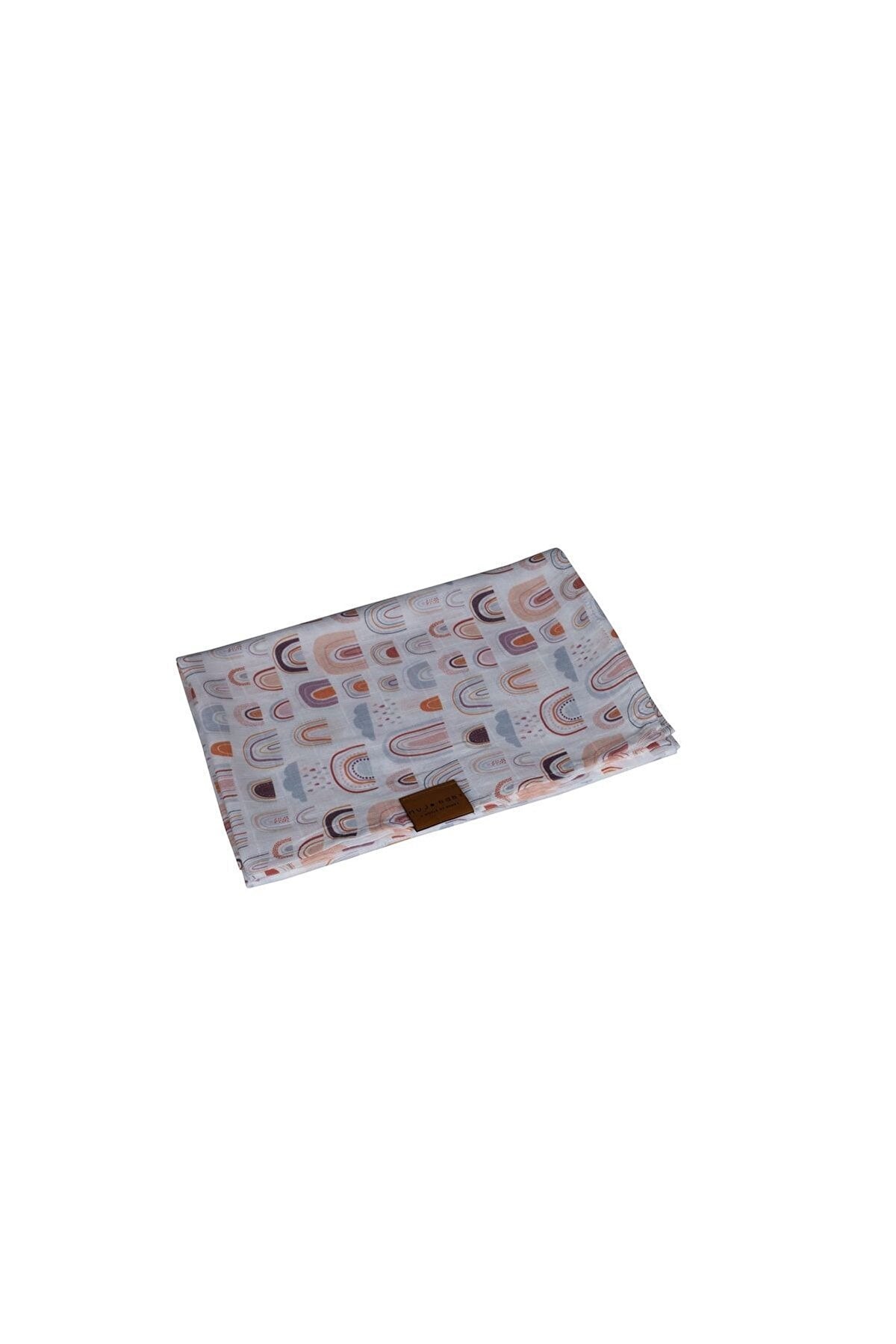 Çift Katlı Müslin Örtü 115x115 - Organik % 50 Bambu %50 Pamuk - Rainbow Koleksiyonu
