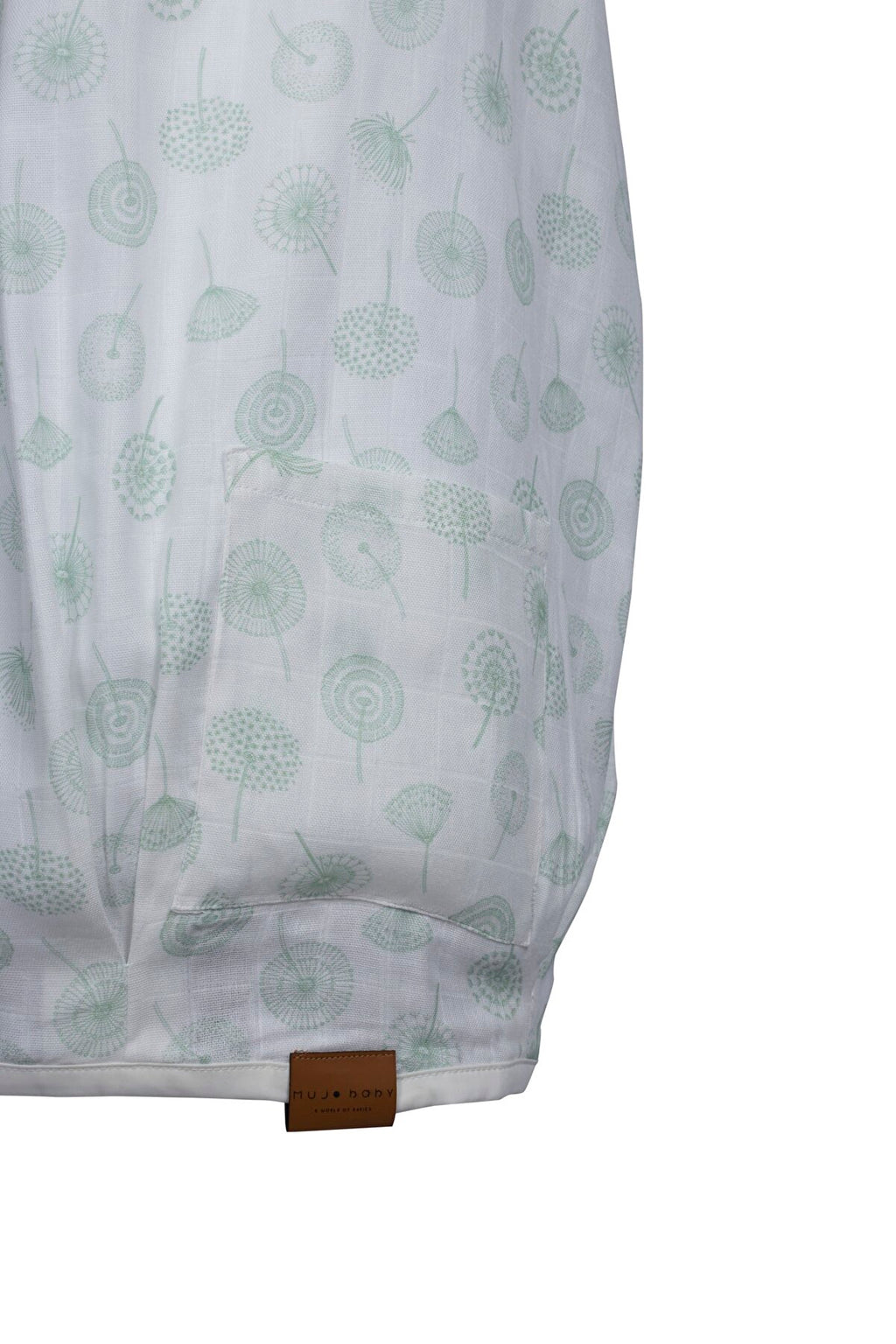 Çift Katlı Organik Müslin Emzirme Örtüsü - % 50 Bambu %50 Pamuk - Floral Koleksiyonu