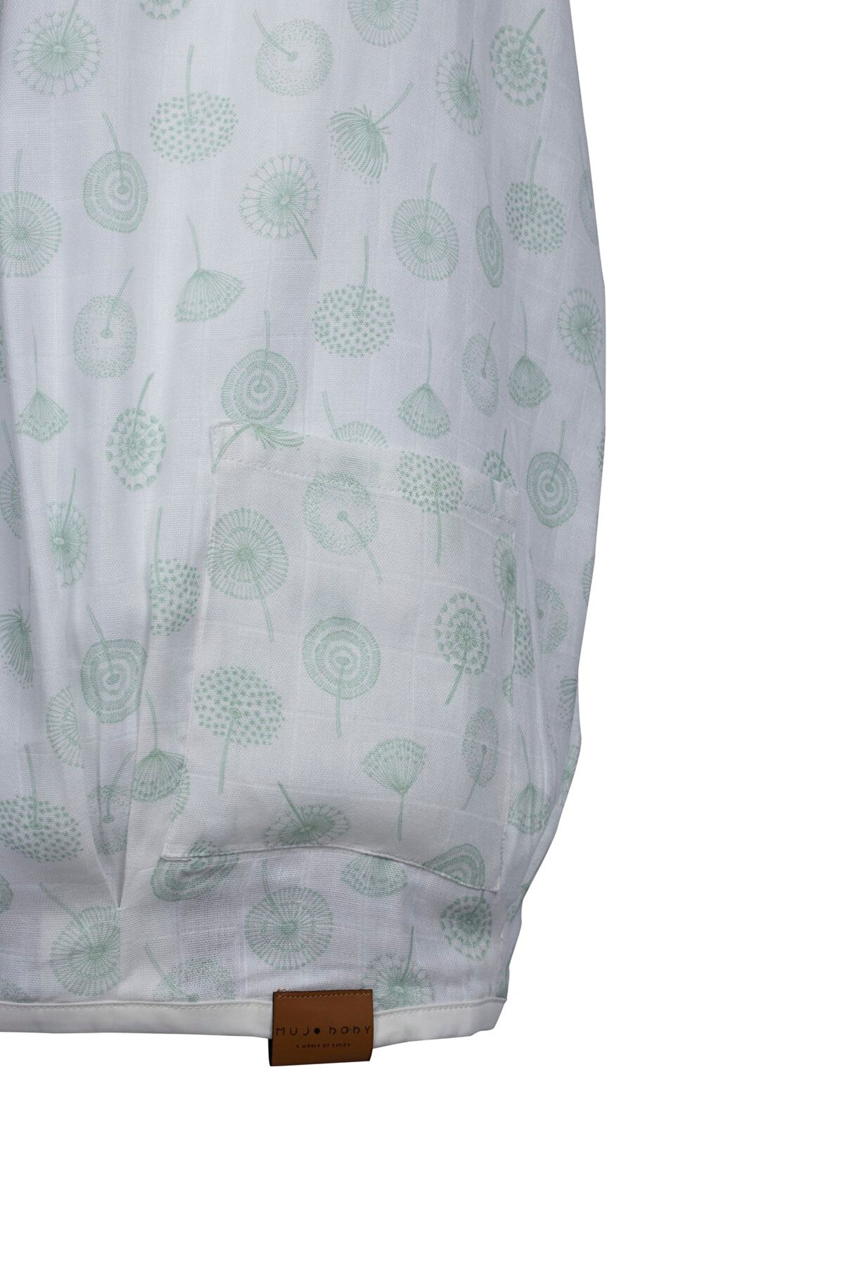 Çift Katlı Organik Müslin Emzirme Örtüsü - % 50 Bambu %50 Pamuk - Floral Koleksiyonu