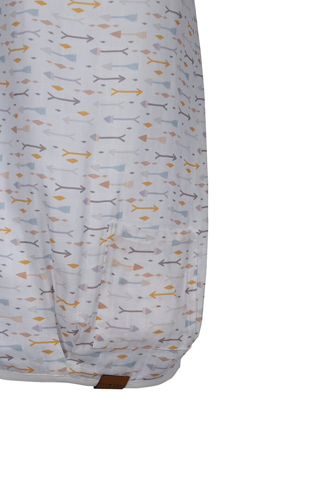 Çift Katlı Organik Müslin Emzirme Örtüsü - % 50 Bambu %50 Pamuk - Hello Baby Koleksiyonu