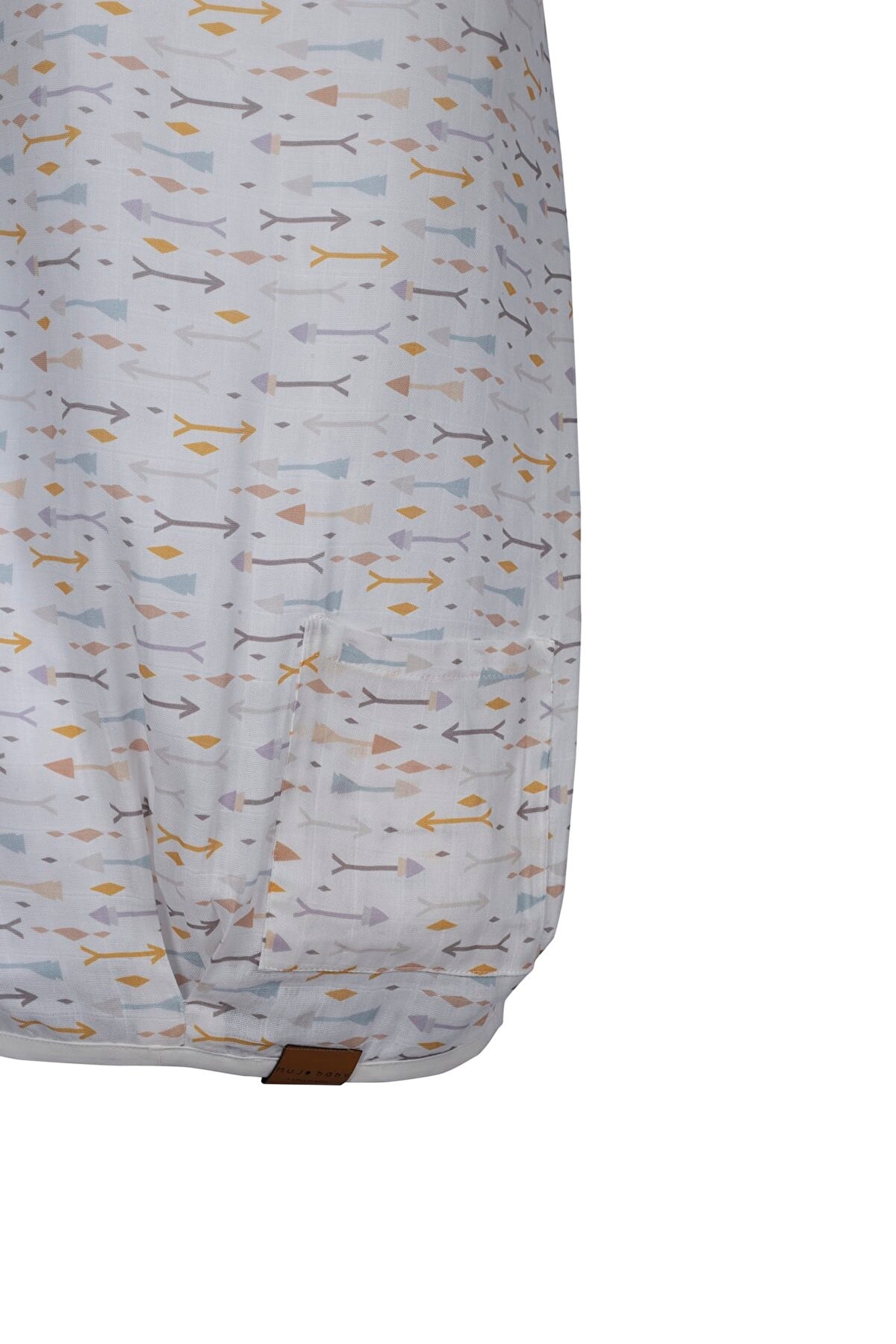 Çift Katlı Organik Müslin Emzirme Örtüsü - % 50 Bambu %50 Pamuk - Hello Baby Koleksiyonu