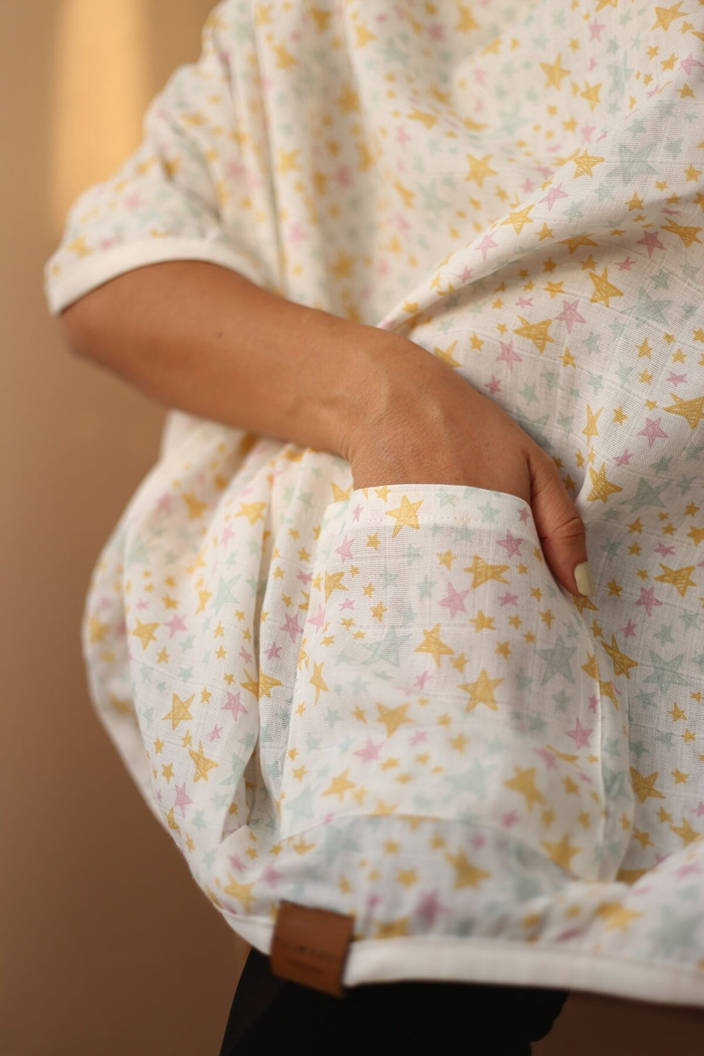 Çift Katlı Organik Müslin Emzirme Örtüsü - % 50 Bambu %50 Pamuk - Sleeper Koleksiyonu