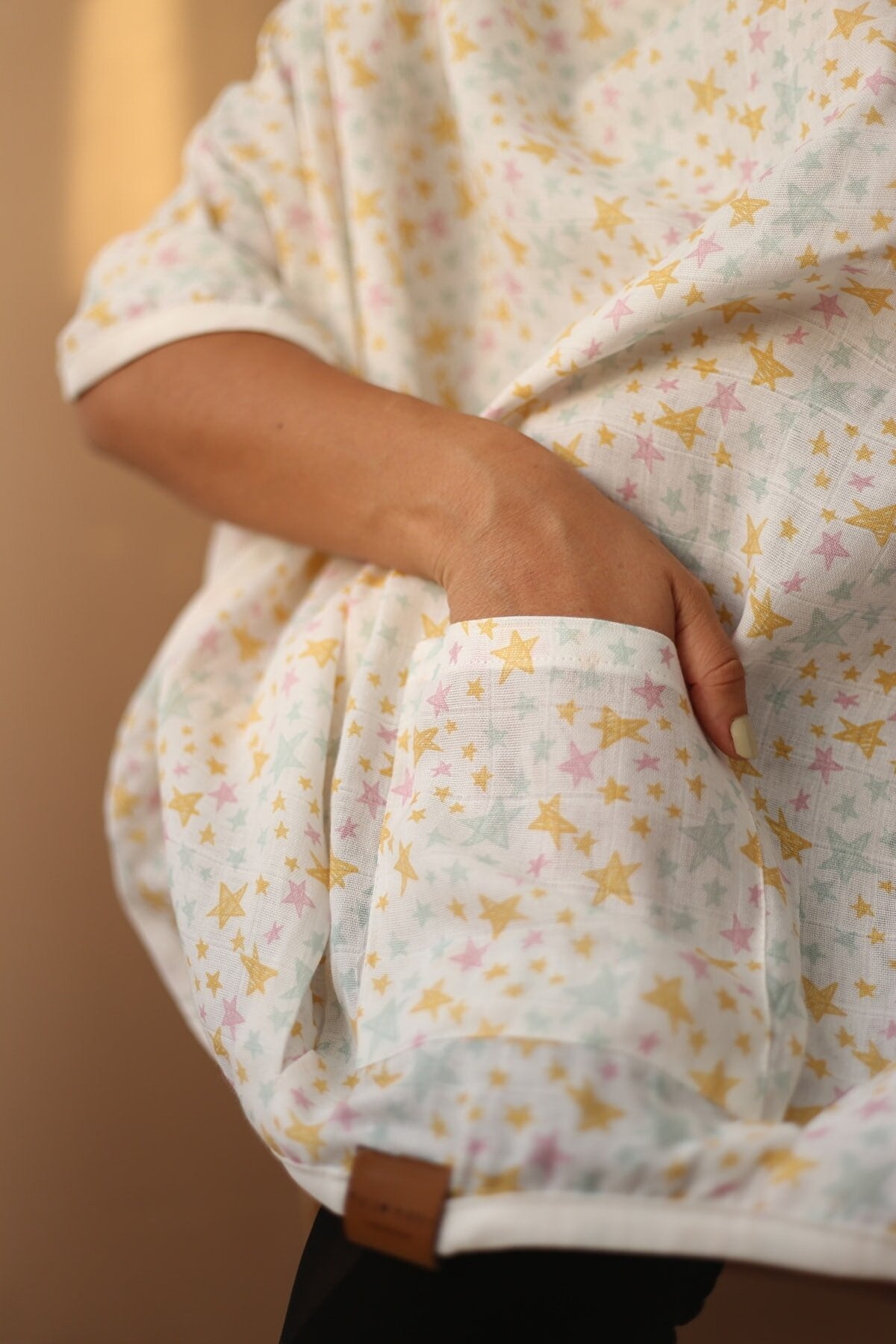 Çift Katlı Organik Müslin Emzirme Örtüsü - % 50 Bambu %50 Pamuk - Sleeper Koleksiyonu