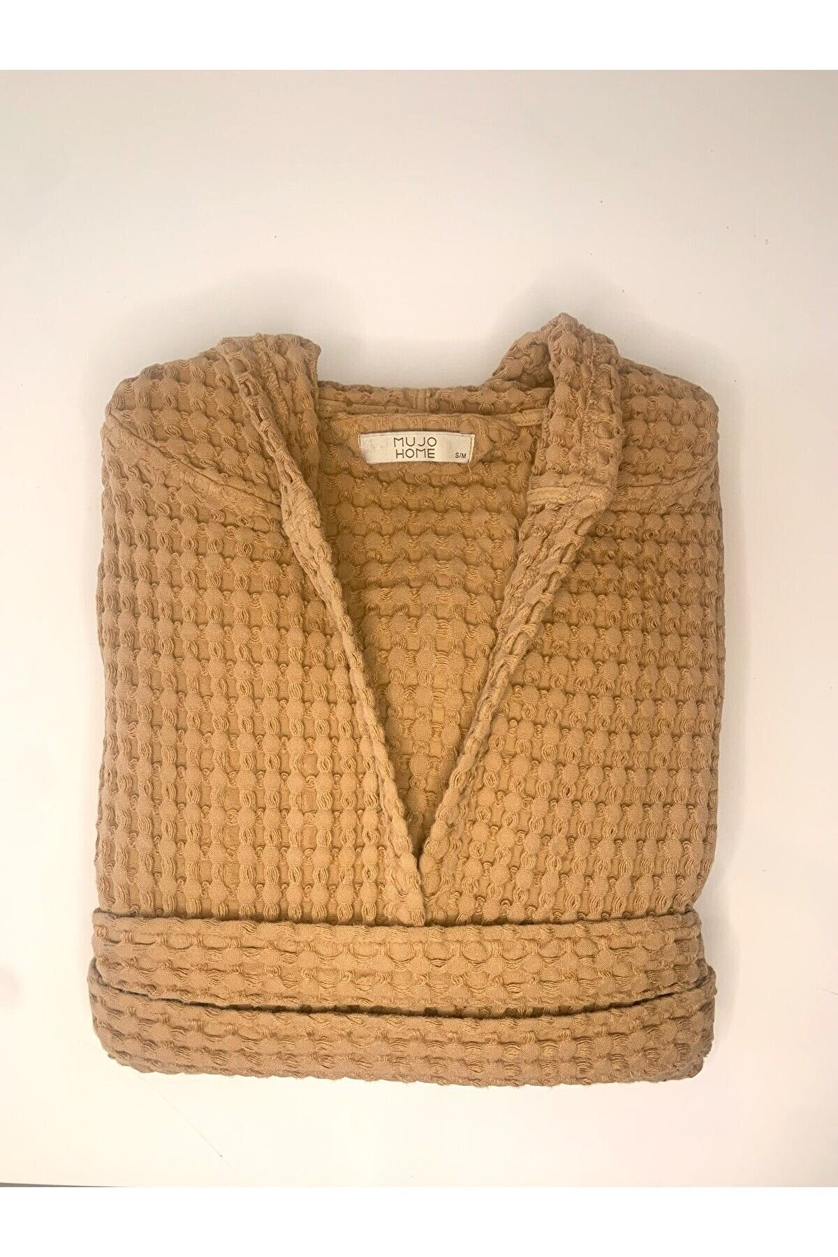 Kadın-erkek Bornoz/sabahlık/kimono Waffle Kumaş %100 Organik Pamuk