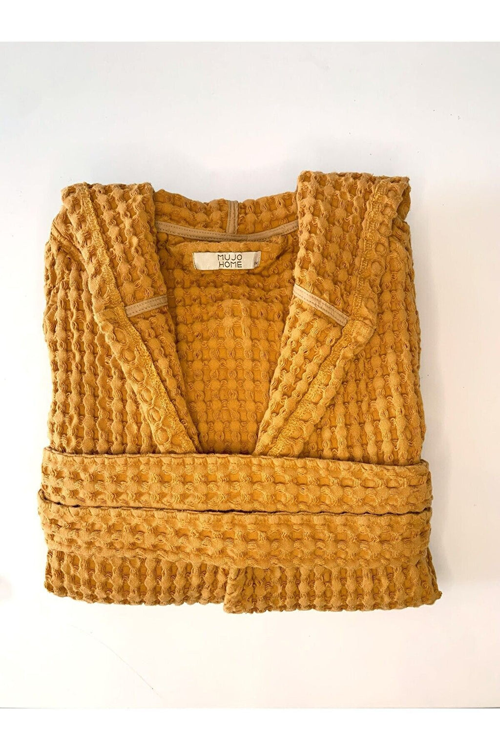 Kadın-erkek Bornoz/sabahlık/kimono Waffle Kumaş %100 Organik Pamuk