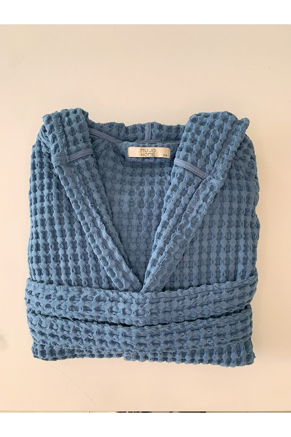 Kadın-erkek Bornoz/sabahlık/kimono Waffle Kumaş %100 Organik Pamuk