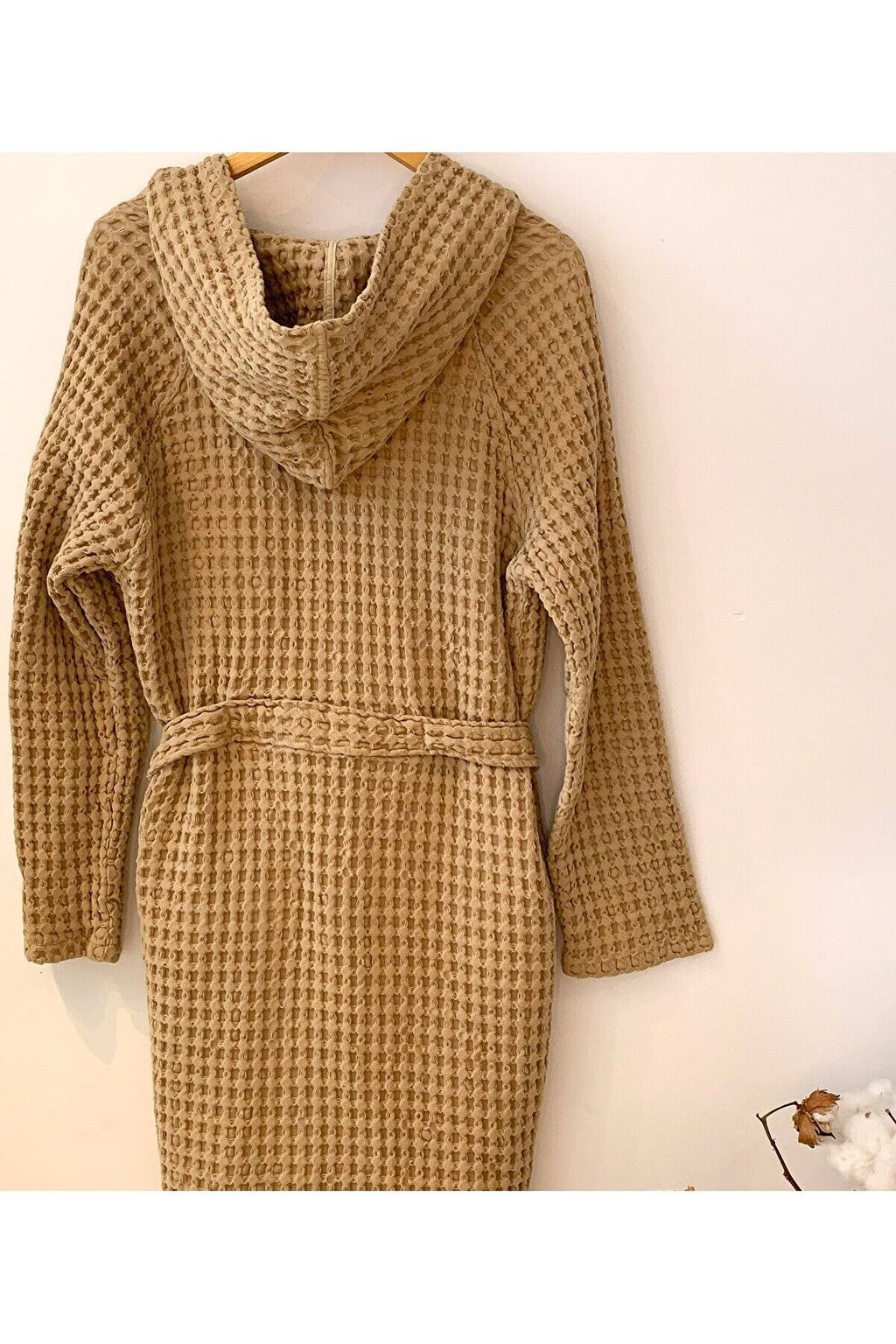 Kadın-erkek Bornoz/sabahlık/kimono Waffle Kumaş %100 Organik Pamuk