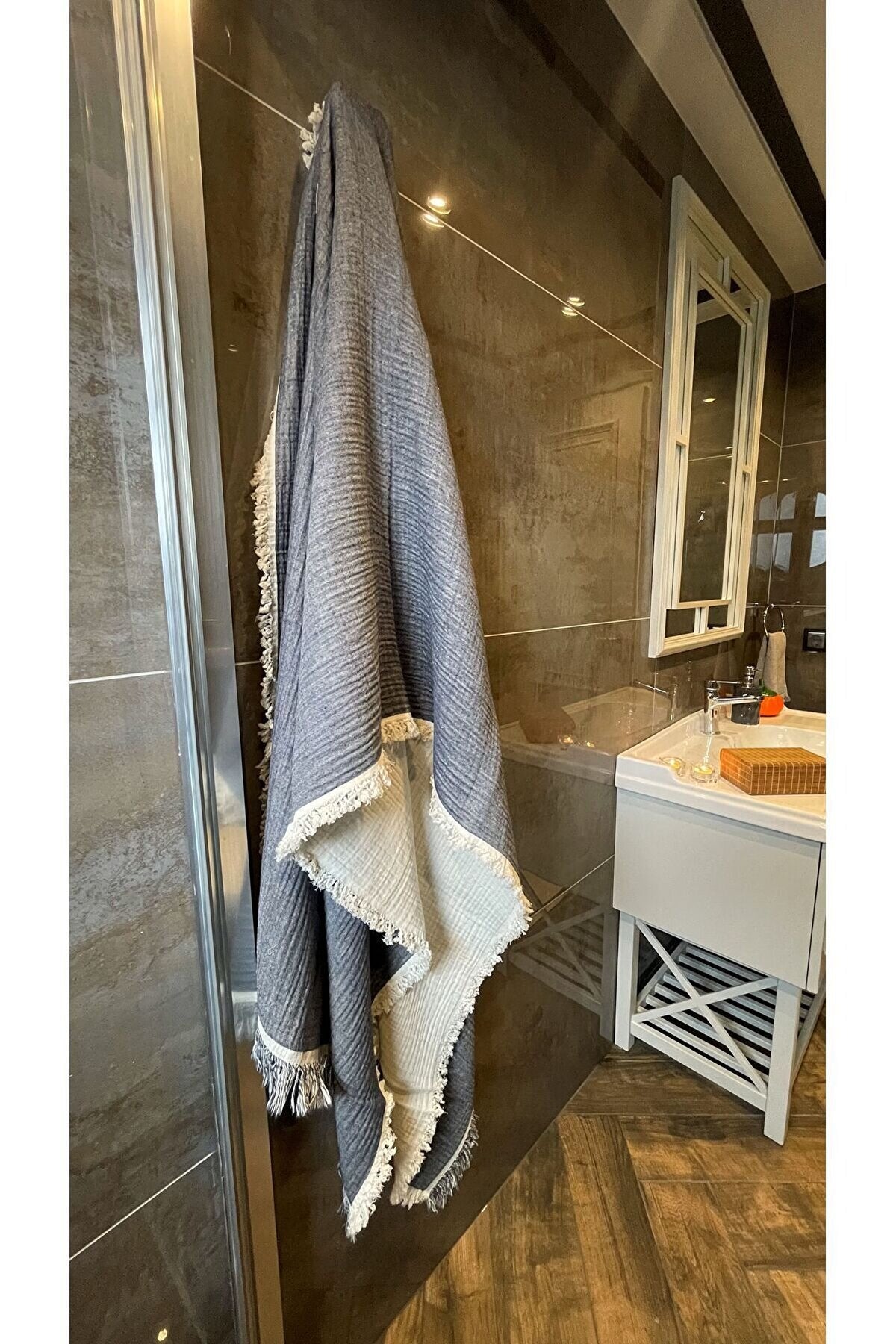 Müslin Peştamal-banyo Havlusu-plaj Havlusu 90*200cm %100 Organik 4 Katlı Müslin