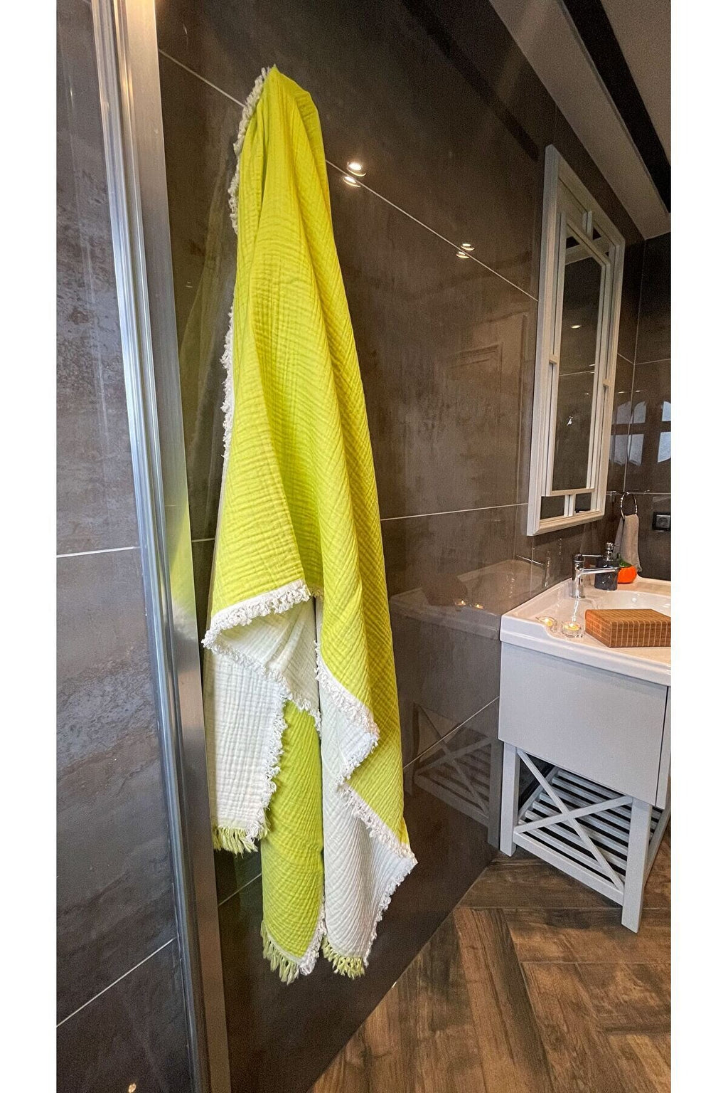 Müslin Peştamal-banyo Havlusu-plaj Havlusu 90*200cm %100 Organik 4 Katlı Müslin