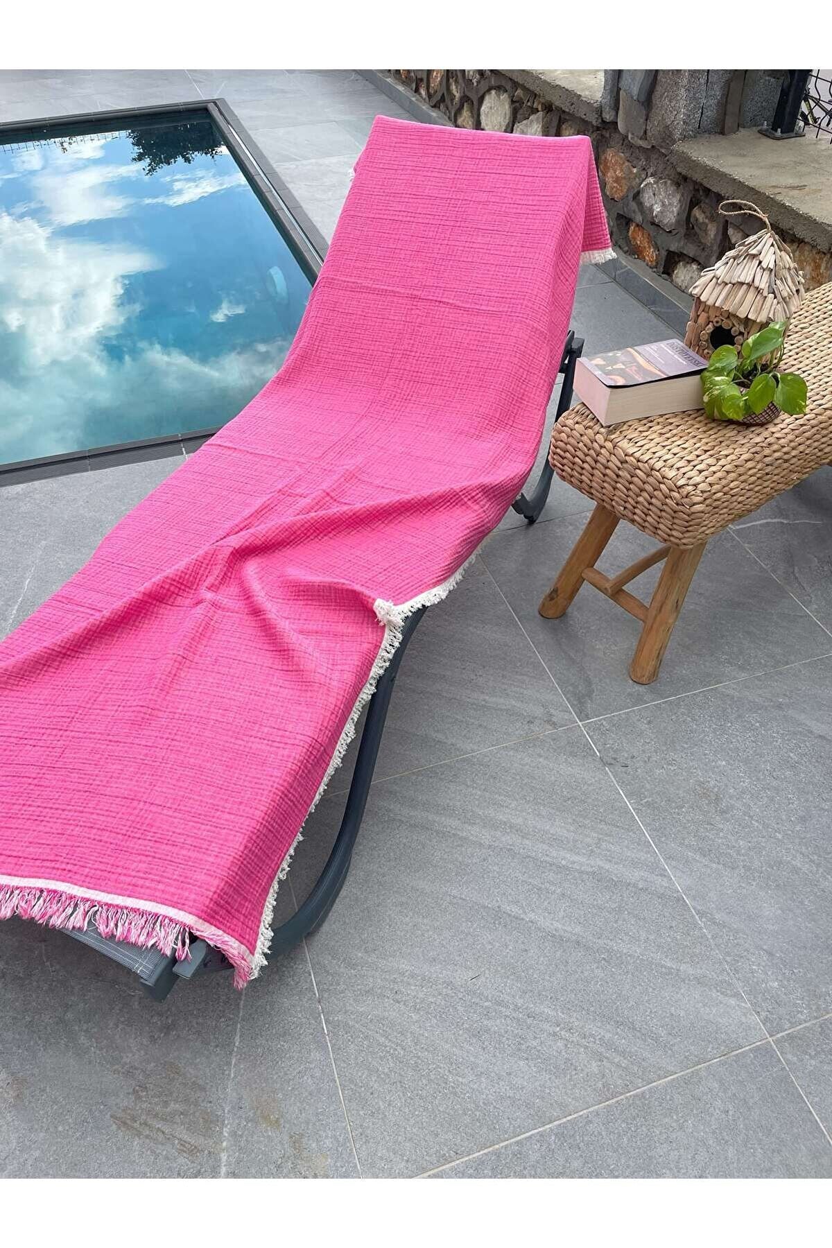 Müslin Peştamal-banyo Havlusu-plaj Havlusu 90*200cm %100 Organik 4 Katlı Müslin