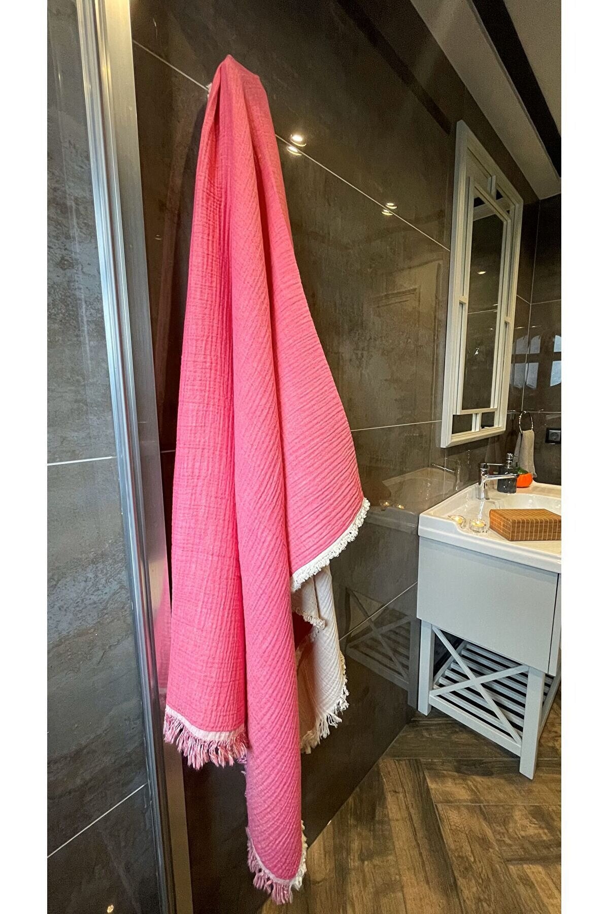 Müslin Peştamal-banyo Havlusu-plaj Havlusu 90*200cm %100 Organik 4 Katlı Müslin