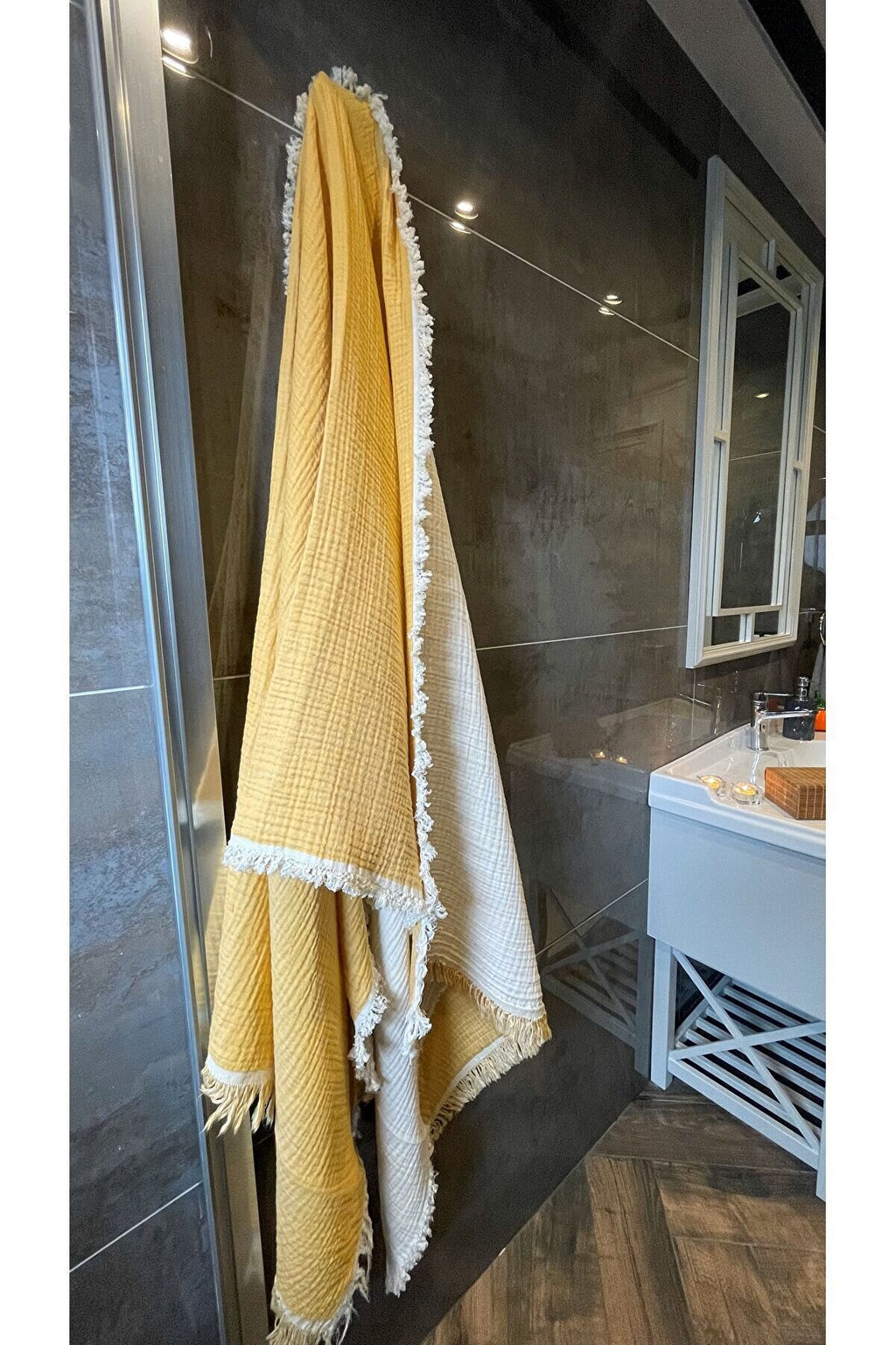 Müslin Peştamal-banyo Havlusu-plaj Havlusu 90*200cm %100 Organik 4 Katlı Müslin