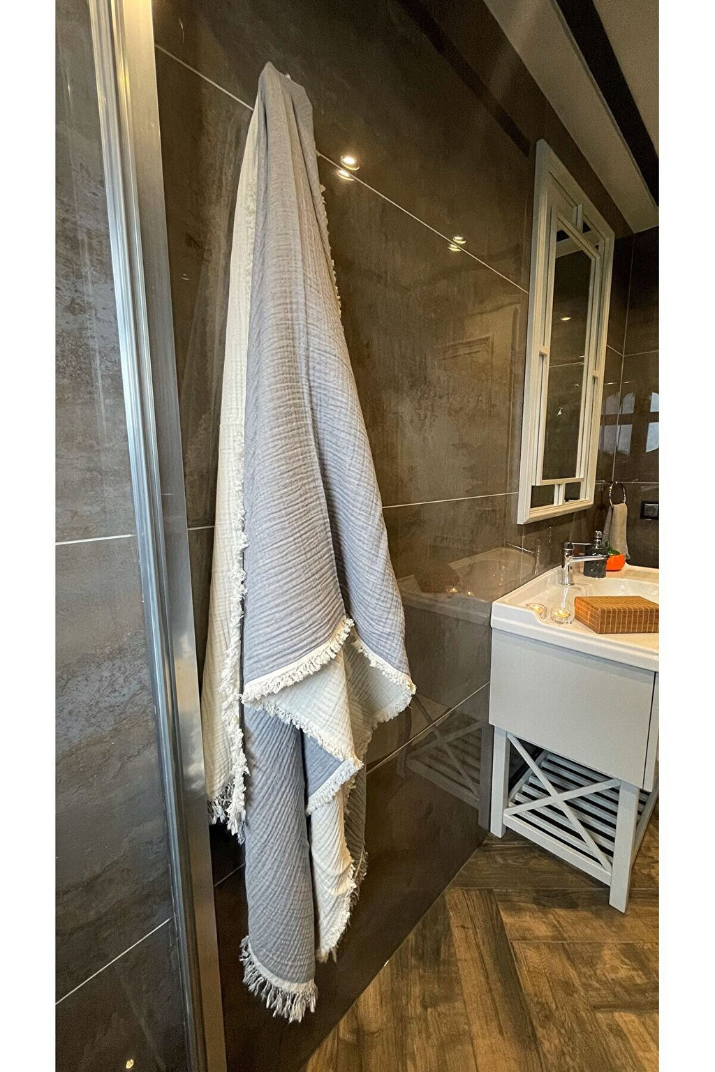 Müslin Peştamal-banyo Havlusu-plaj Havlusu 90*200cm %100 Organik 4 Katlı Müslin