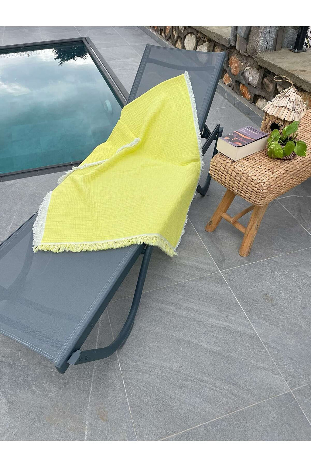 Müslin Peştamal-banyo Havlusu-plaj Havlusu 90*200cm %100 Organik 4 Katlı Müslin