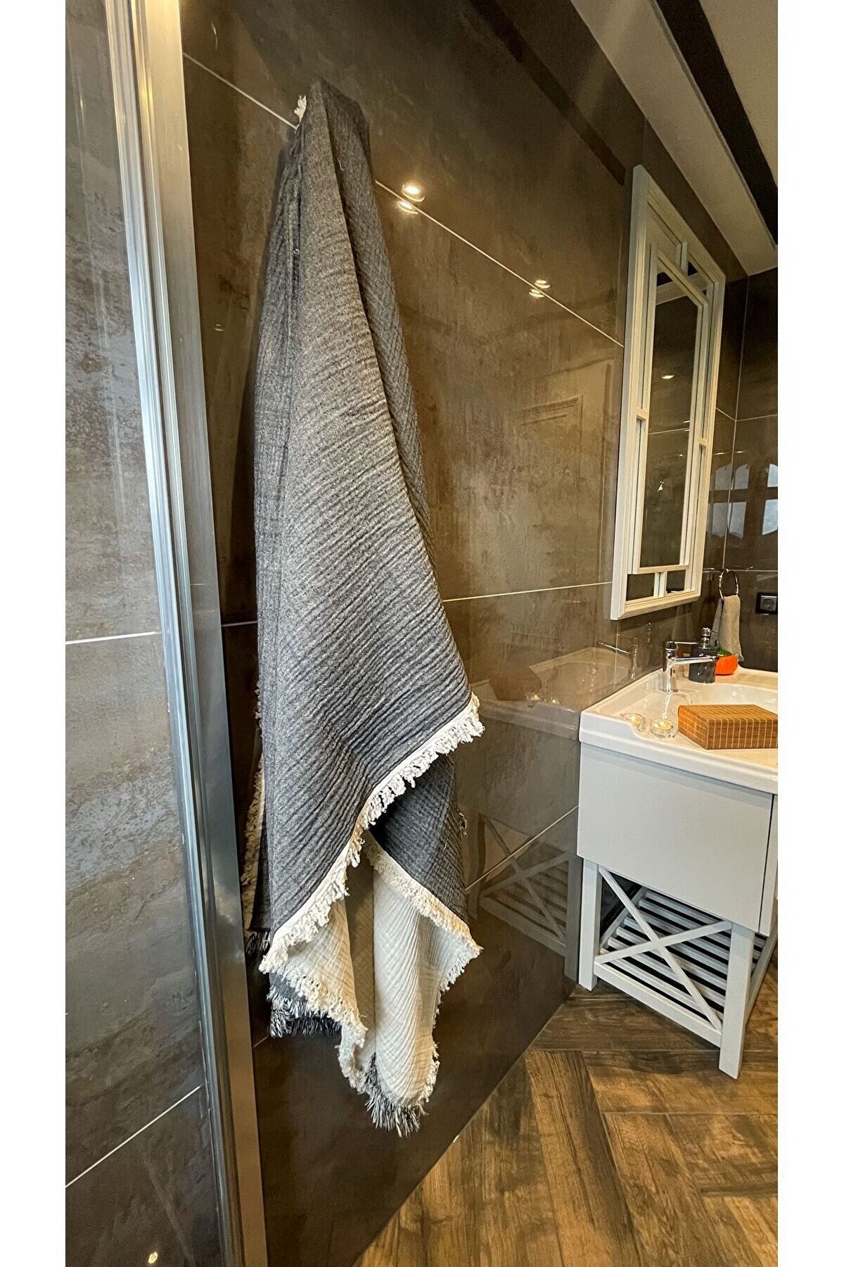 Müslin Peştamal-banyo Havlusu-plaj Havlusu 90*200cm %100 Organik 4 Katlı Müslin