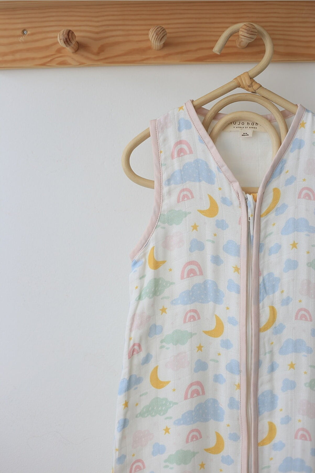 Organik Çift Katlı Müslin Uyku Tulumu - Sleeper Koleksiyonu - %50 Bambu %50 Pamuk