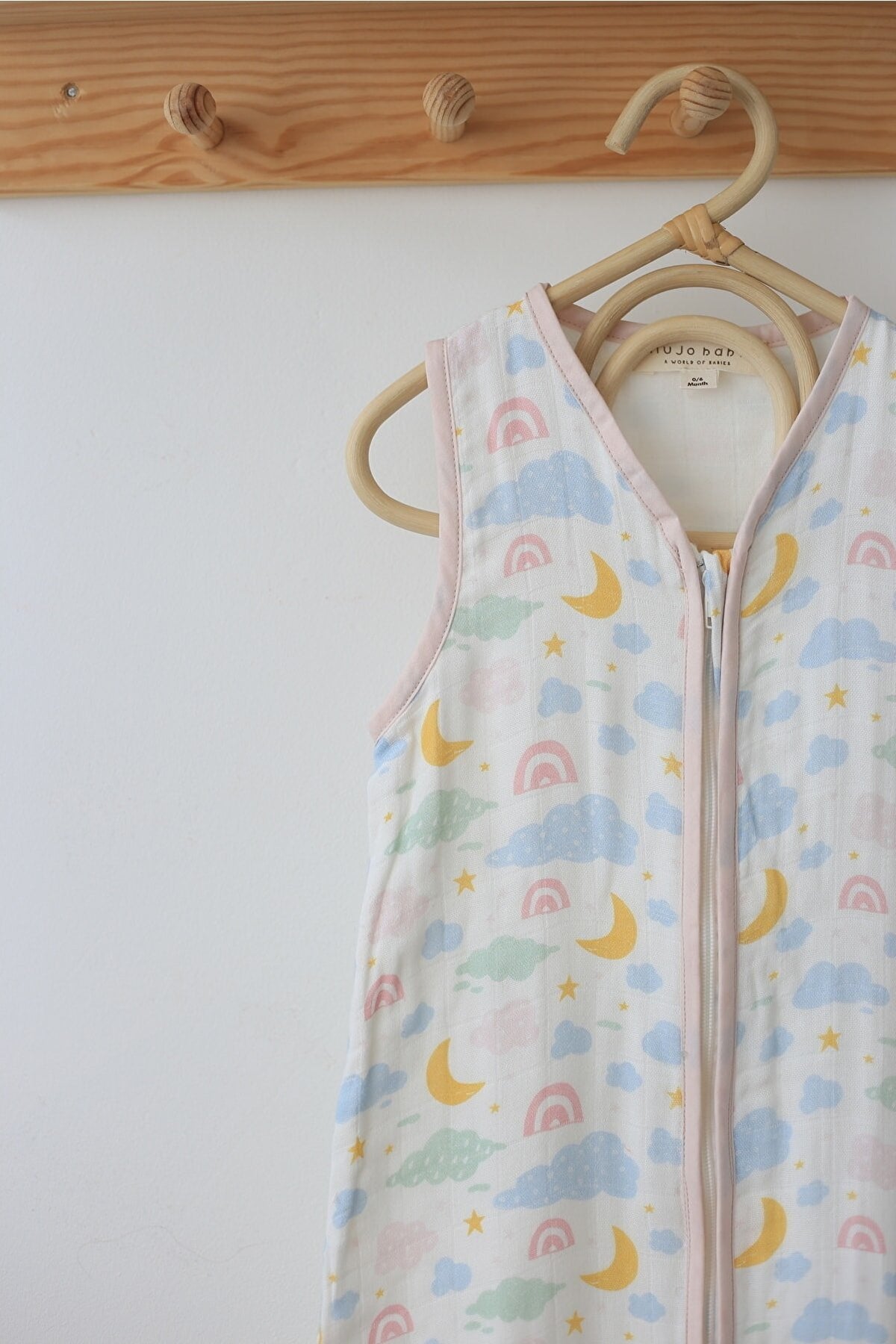 Organik Çift Katlı Müslin Uyku Tulumu - Sleeper Koleksiyonu - %50 Bambu %50 Pamuk