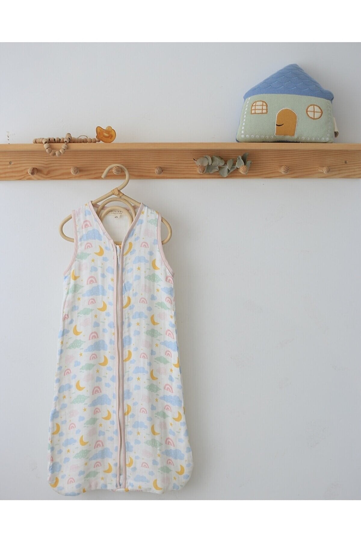 Organik Çift Katlı Müslin Uyku Tulumu - Sleeper Koleksiyonu - %50 Bambu %50 Pamuk