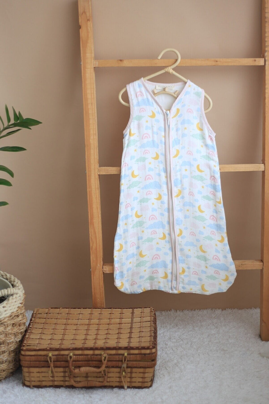 Organik Çift Katlı Müslin Uyku Tulumu - Sleeper Koleksiyonu - %50 Bambu %50 Pamuk