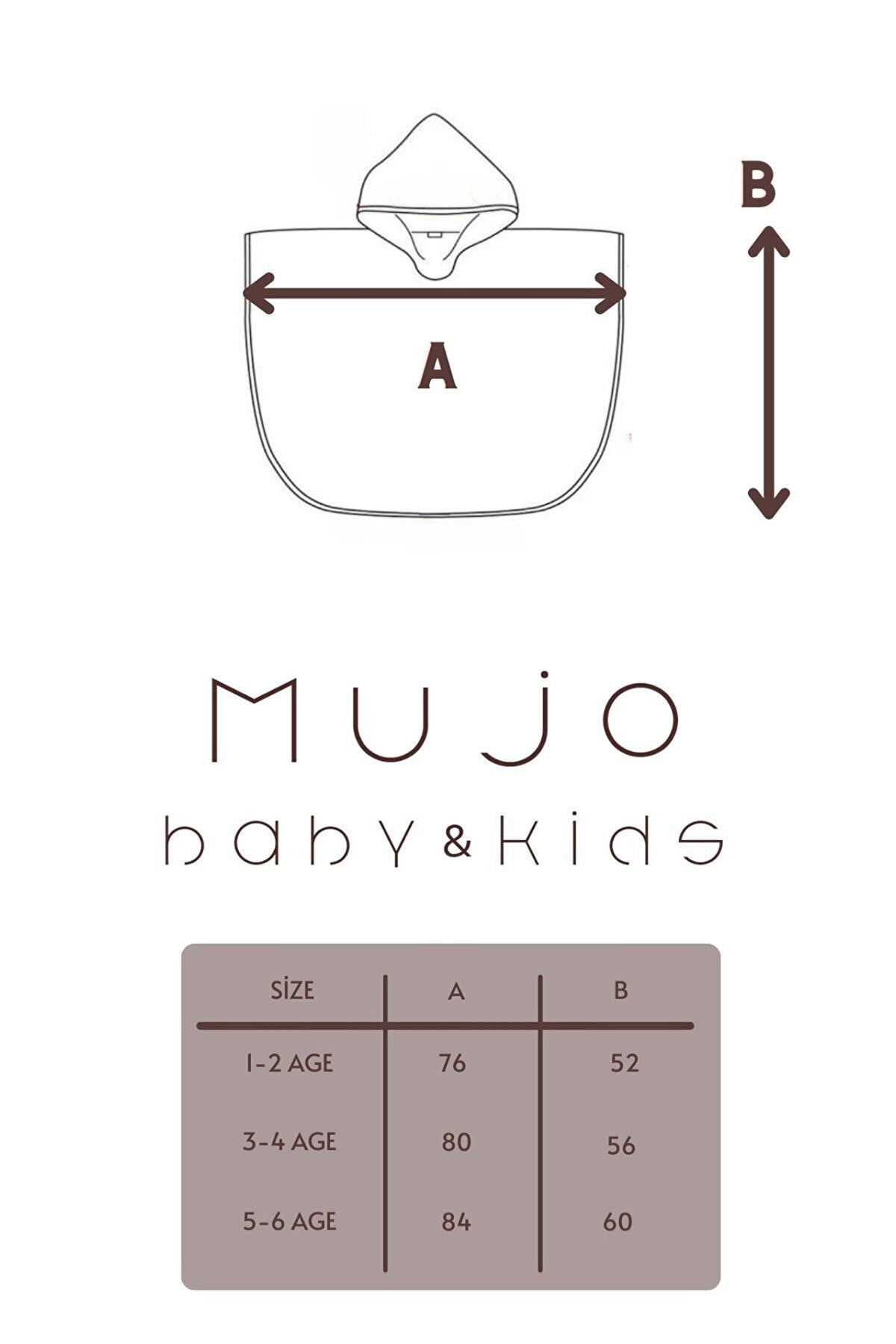 Organik Pamuk Müslin Çocuk Panço Havlu | Kapüşonlu | Kulak Detaylı | 1-6 Yaş | 9 Renk